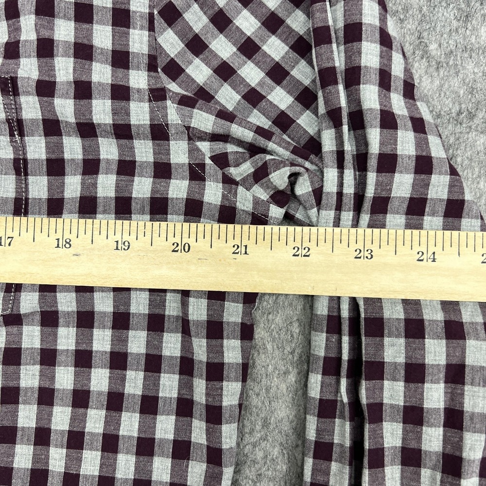 Bonobos Shirt Mens L Purple Gray Check Slim Fit Long Sleeve Button Down Preppy - Picture 11 of 16